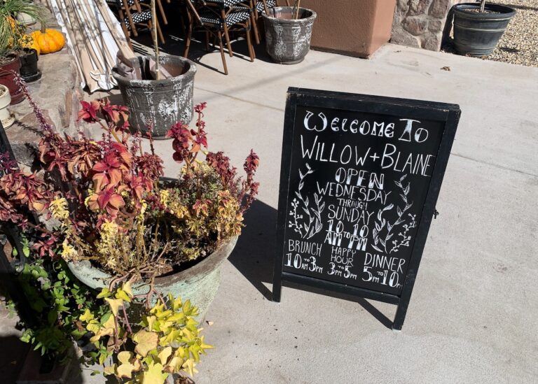 Willow & Blaine Restaurant Las Cruces