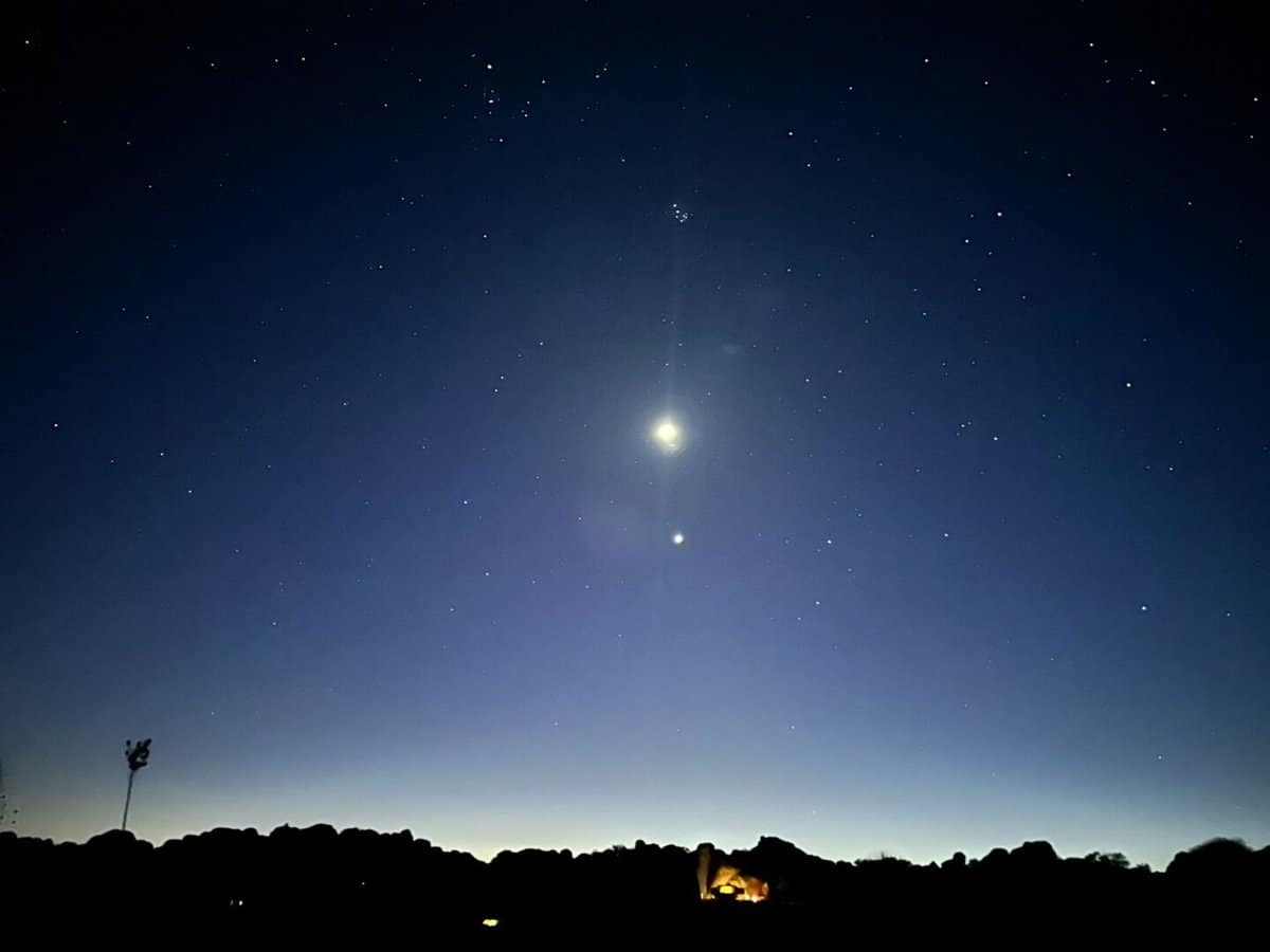 Night skies at City of the Rocks State Park